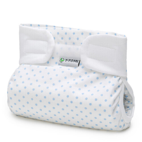 T-TOMI Ortopedické abdukční kalhotky suchý zip Blue dots do 3kg