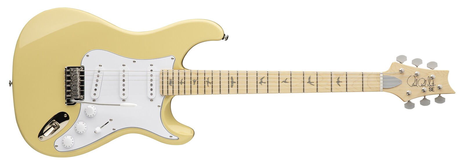 PRS SE Silver Sky MN Moon White