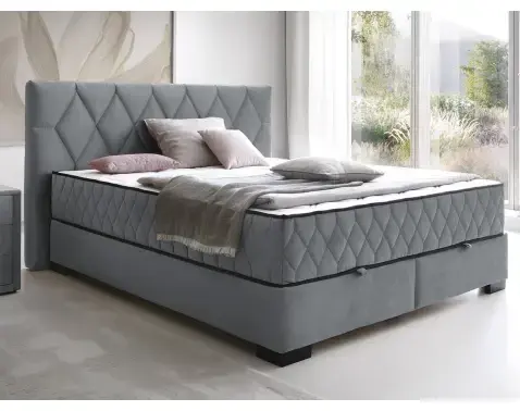 Postel Reve 180x200 cm, holubí šedá látka