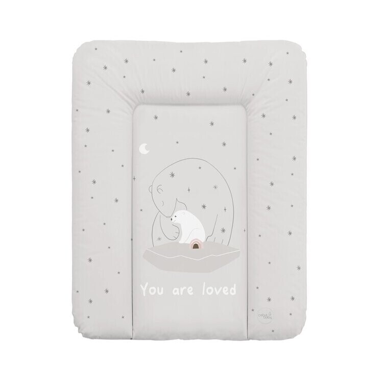 CEBA BABY Podložka přebalovací měkká malá (50x70) Basic Polar Bears