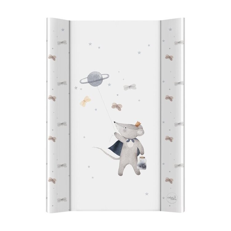 CEBA BABY Podložka přebalovací 2-hranná s pevnou deskou (50x70) Ultra Light Cosmic Mouse