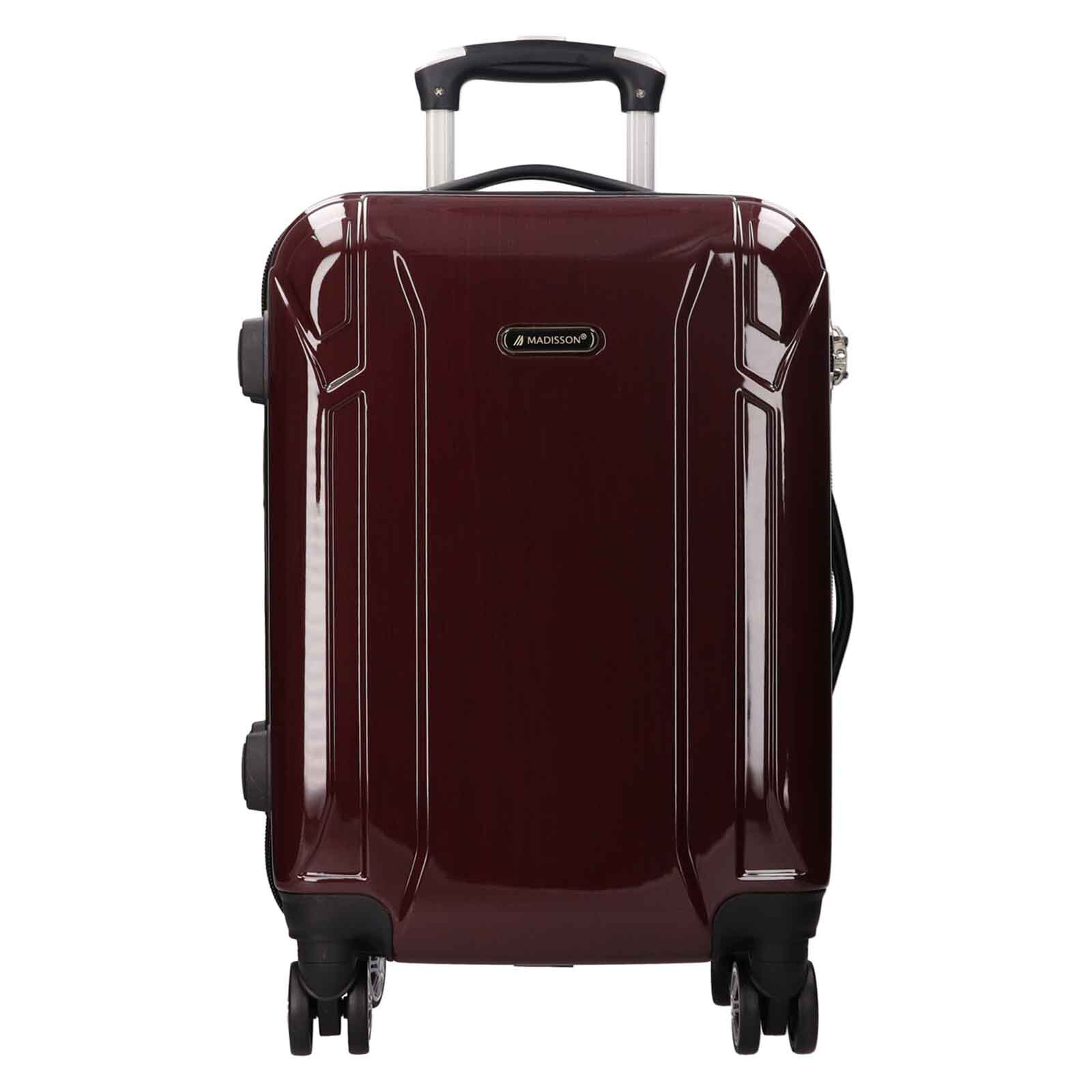 Cestovní kufr Madisson Polle M - tmavě vínová 58l