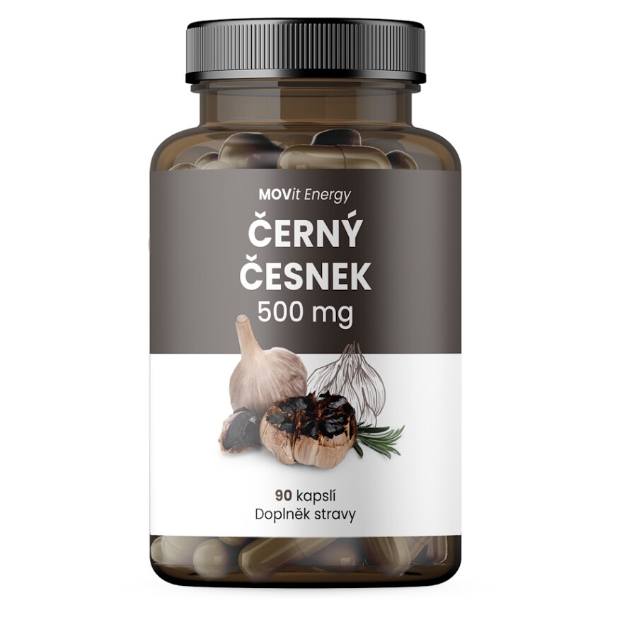 MOVit Černý Česnek 500mg cps.90