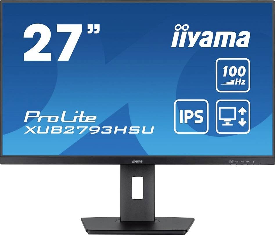 Iiyama ProLite XUB2793HSU-B7 LED monitor 68.6 cm (27 palec) 1920 x 1080 Pixel 16:9 1 ms IPS LED