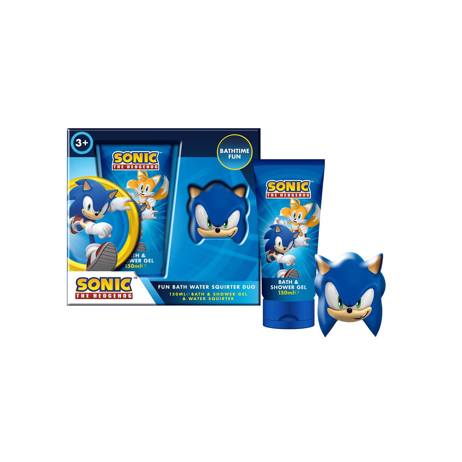 Sonic Sada sprchový gel a pěna do koupele 150 ml a koupací stříkátko