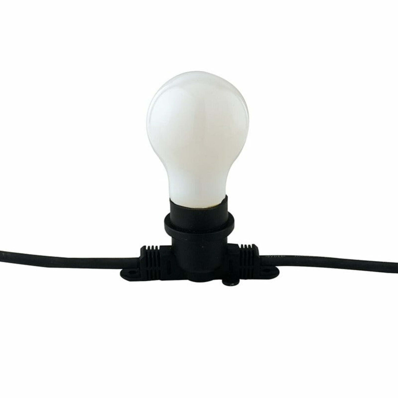 FANEUROPE Kabel se svítidly PICNIC, černý, 10 x E27, IP44, s vidlicí Schuko, 10 m