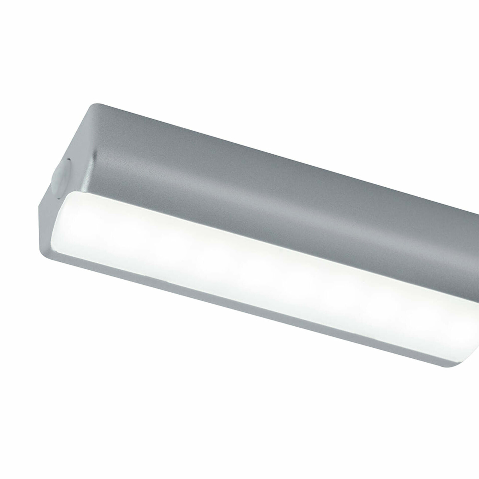 FANEUROPE LED svítidlo pod skříňku CLOSET šedá, polykarbonát, 1 W, 140 lm, 4000 K, senzor, 3,5 x 10,24 x 2,2 cm