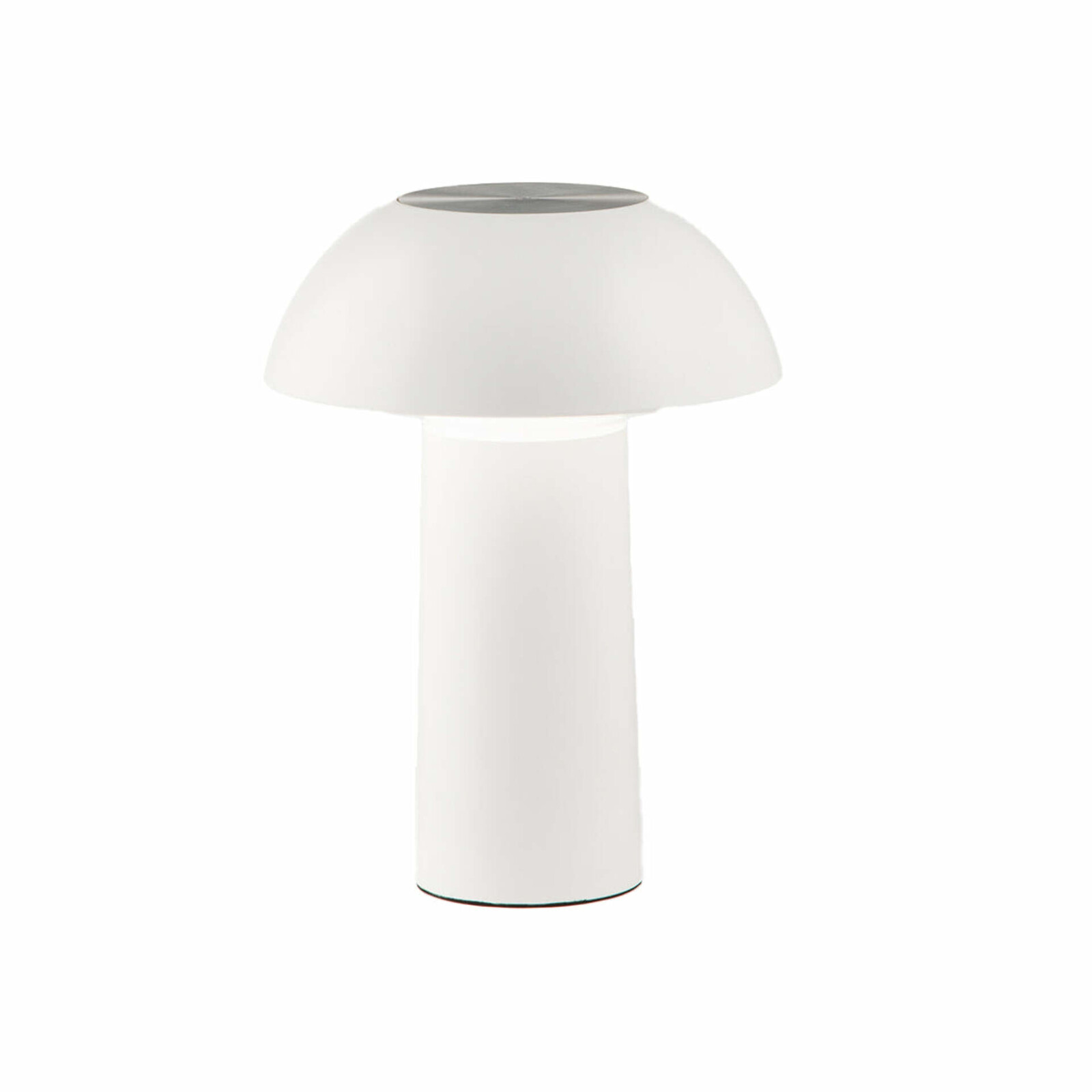 FANEUROPE Nabíjecí svítidlo LAMPADA dobíjecí LED MYKES bílá polykarbonát 4,5 W 300 lm CCT stmívatelné 21x16x16 cm