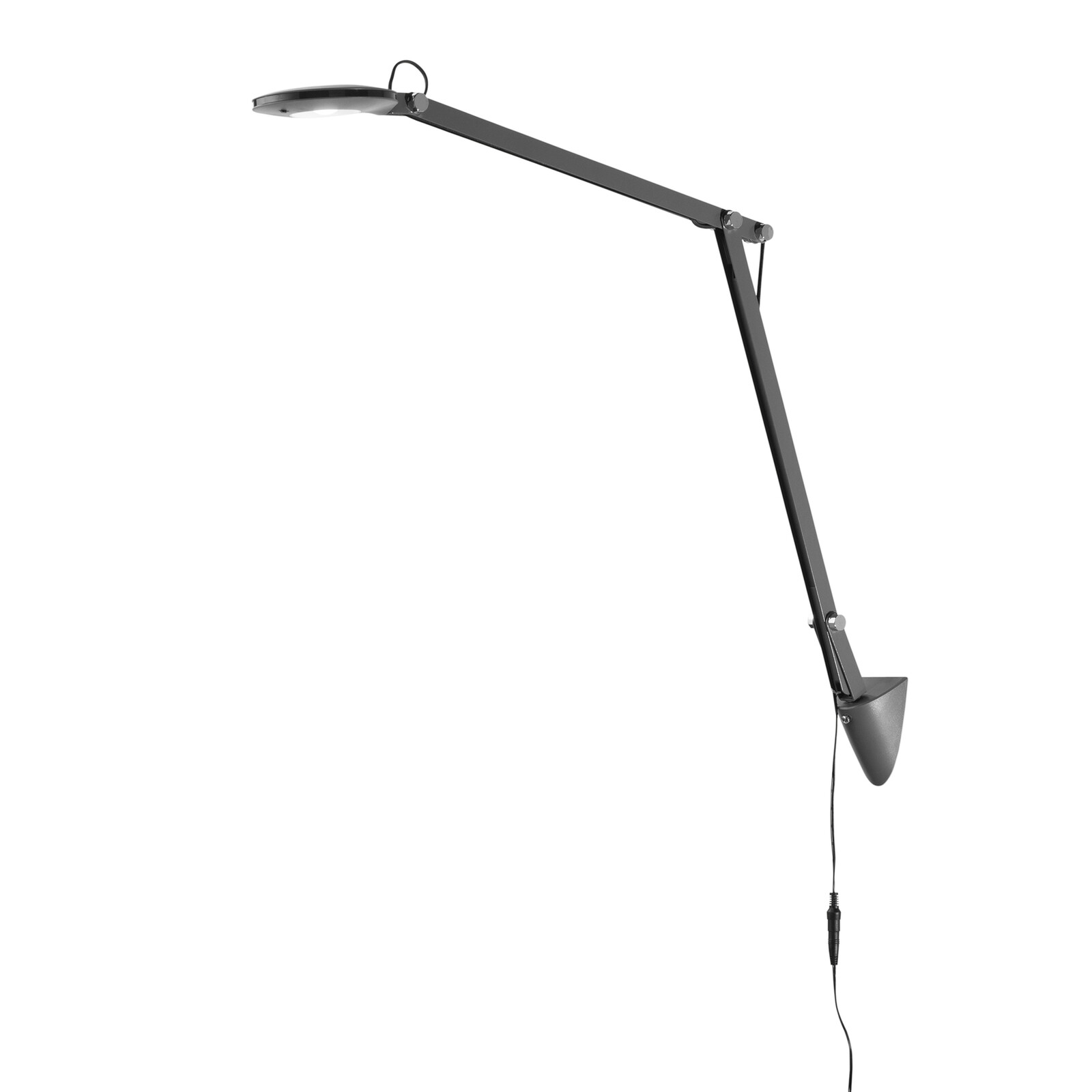 FANEUROPE Stolní lampa LED LOCKE šedá 6 W 700 lm 4000 K 19,3x55 cm