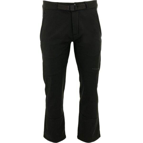 ALPINE PRO VERT Pánské softshellové kalhoty, černá, velikost