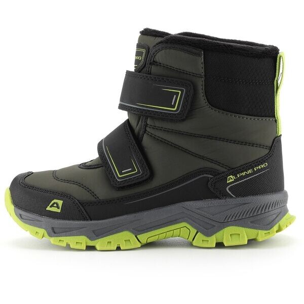 ALPINE PRO LIVRO Dětská zimní obuv, černá, velikost