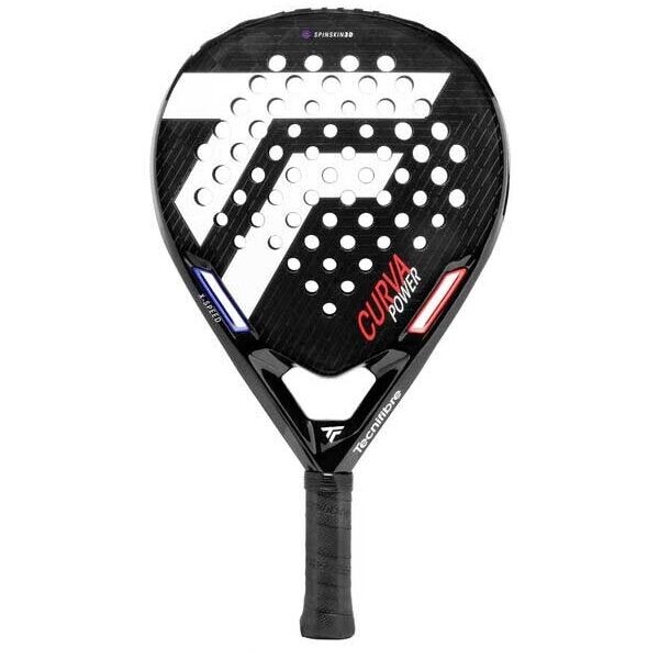 TECNIFIBRE CURVA POWER Padel raketa, černá, velikost