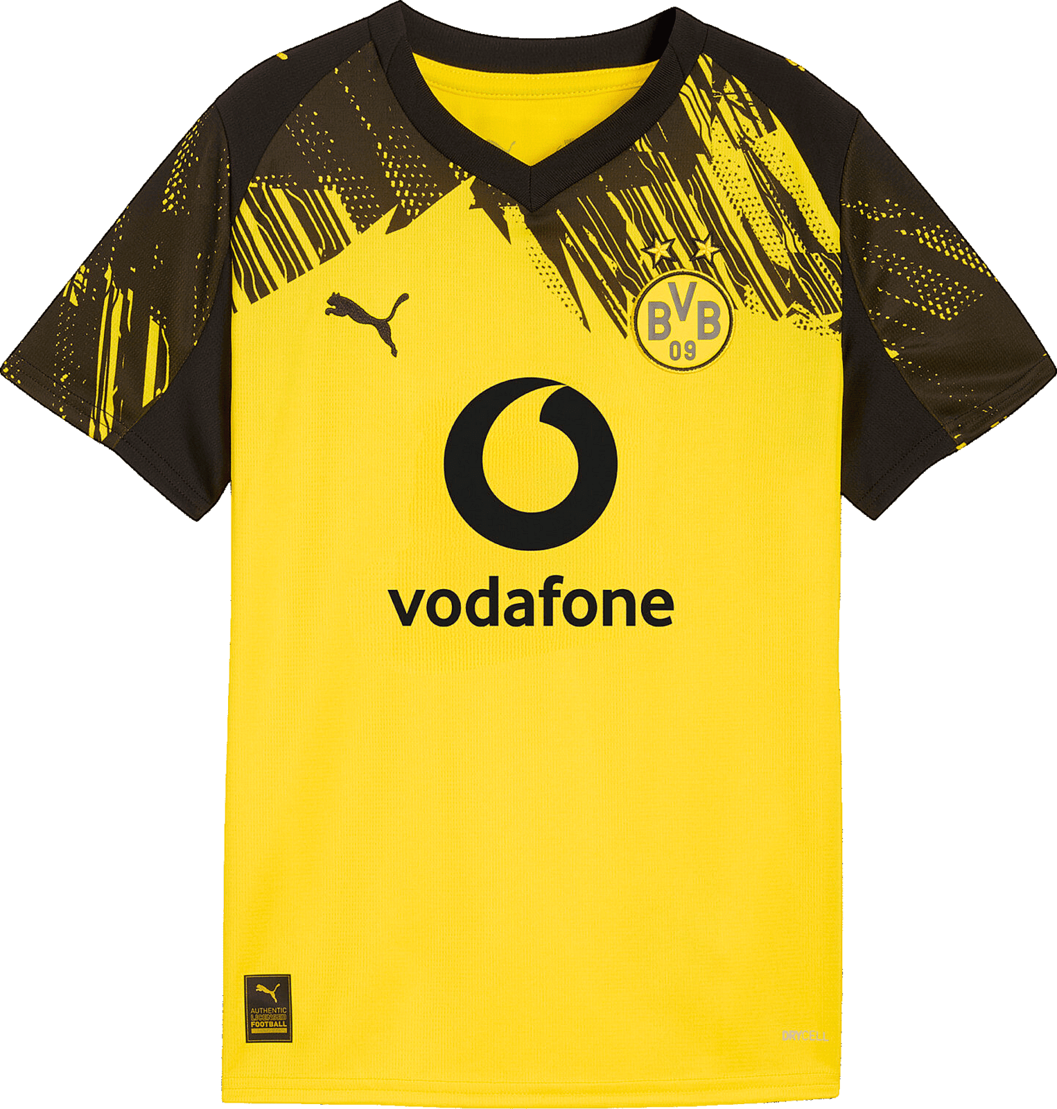 Dres Puma  Borussia Dortmund Home Jersey Replica 2025/26 Kids