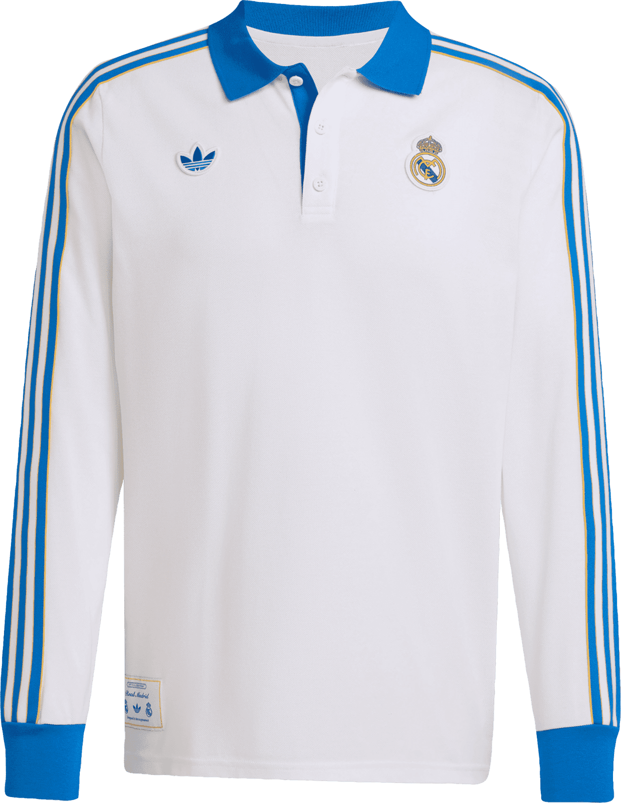 Triko s dlouhým rukávem adidas Originals  Real Madrid Icon Long Sleeve Polo