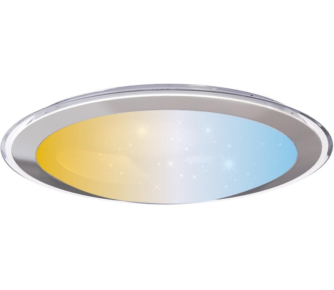 B.V.  - LED Stm stropní svítidlo LED/30W/230V 2700-6500K pr. 42,9 cm chrom+DO