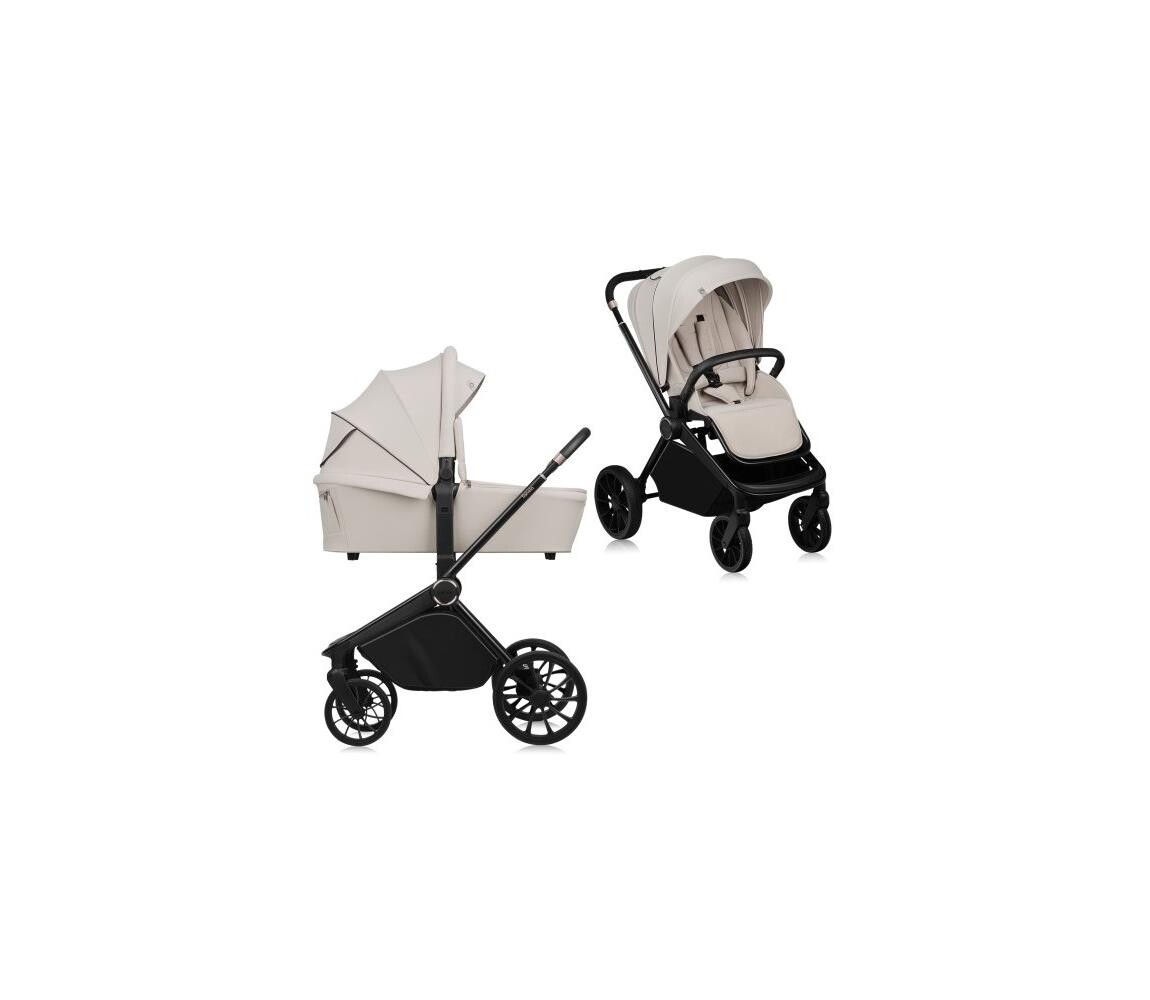 Lionelo Lionelo - Kombinovaný kočárek 2v1 MIKA PLUS Beige Sand