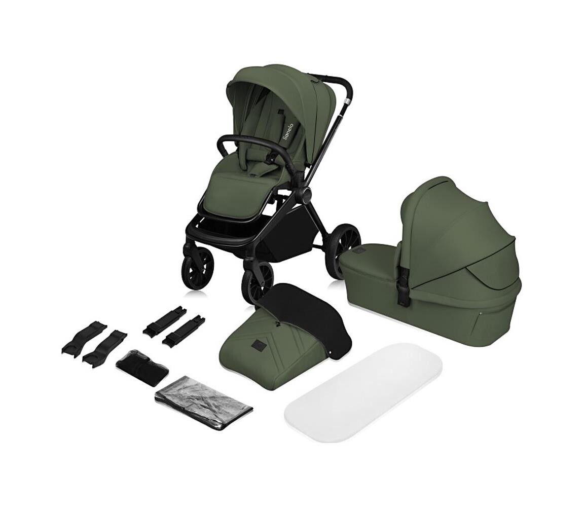 Lionelo Lionelo - Kombinovaný kočárek 2v1 MIKA PLUS Green Olive