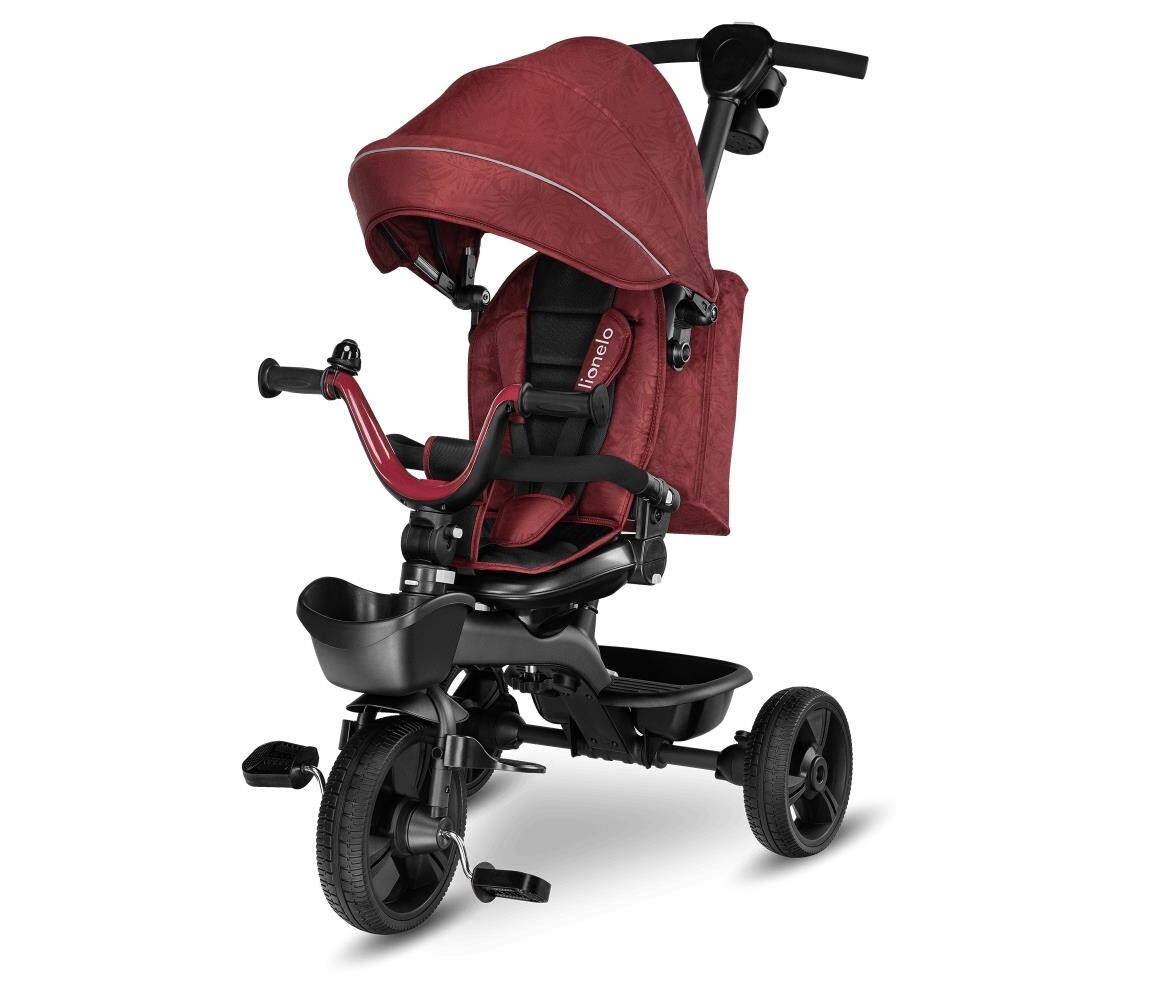 Lionelo Lionelo - Dětská tříkolka KORI Red Burgundy