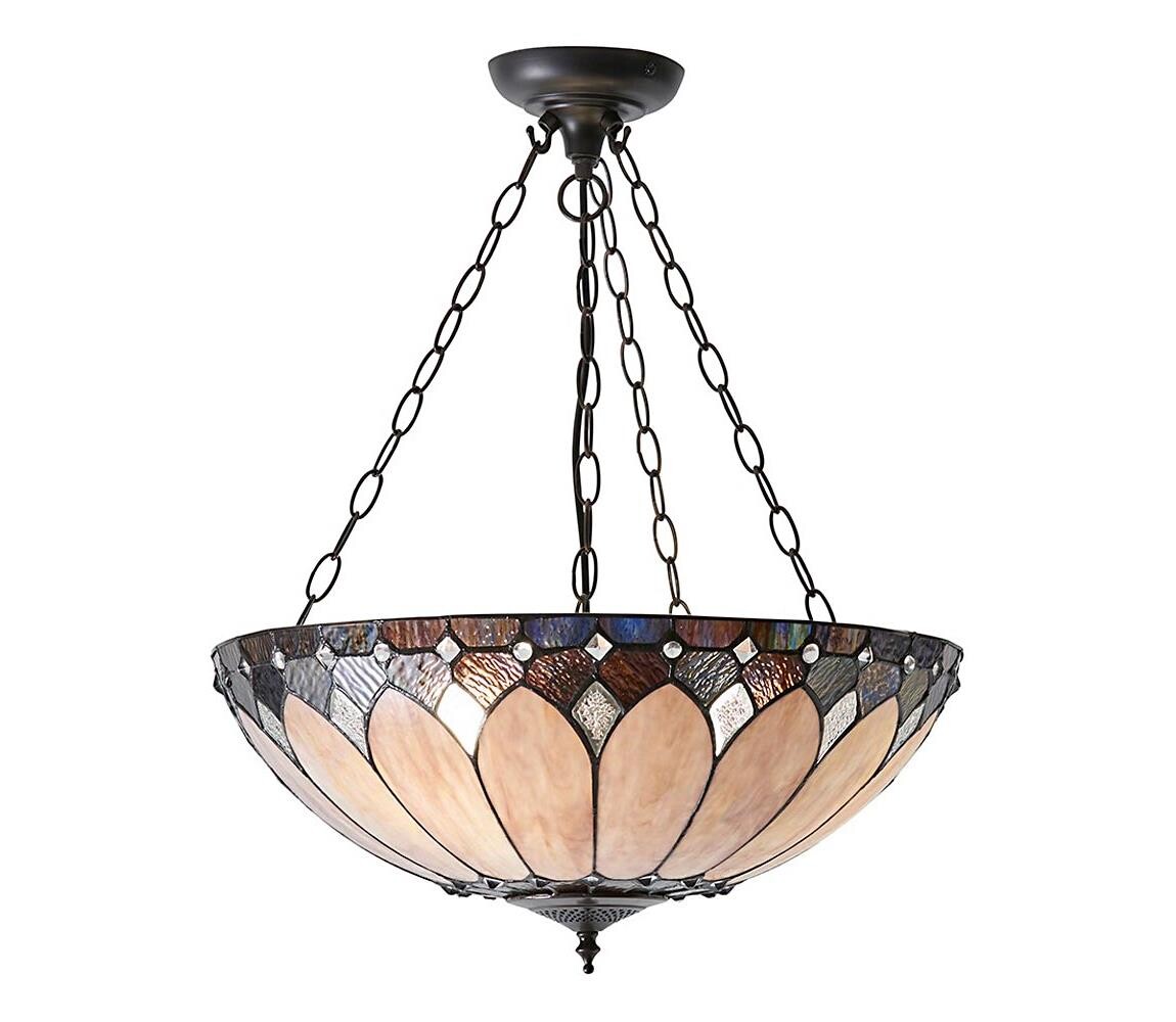 Endon Endon 63976 - Lustr na řetězu BROOKLYN 3xE27/60W/230V pr. 50 cm