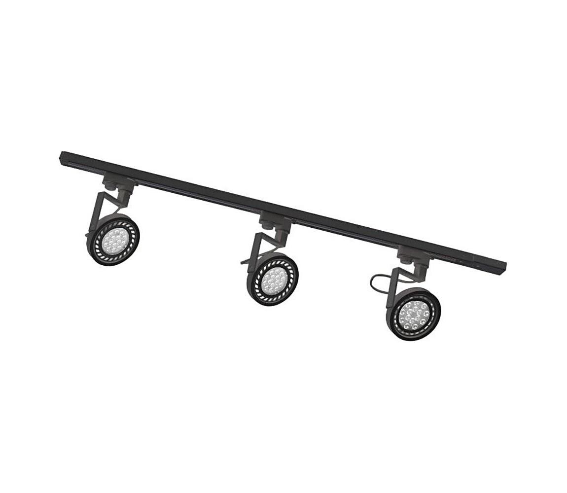 Zuma Line Zuma Line 3560 - Bodové svítidlo v lištovém systému MASTER 3xGU10/15W/230V černá