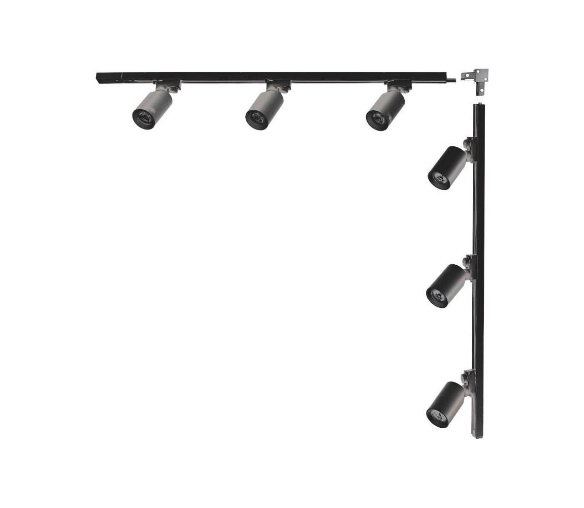 Zuma Line Zuma Line 3566 - Bodové svítidlo v lištovém systému TORE 6xGU10/35W/230V černá