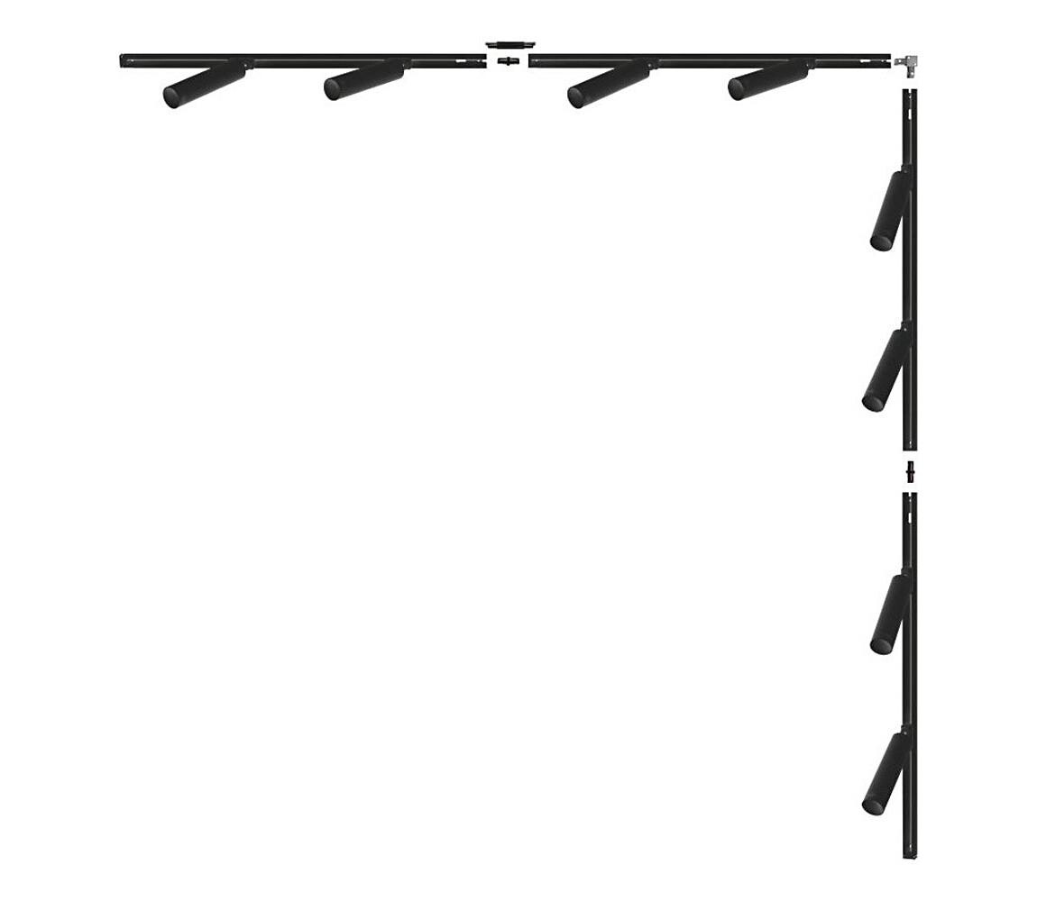 Zuma Line Zuma Line 3588 - Bodové svítidlo v lištovém systému LULU 8xGU10/35W/230V černá