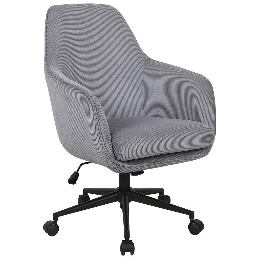 Novel OTOČNÁ ŽIDLE, manšestr, tmavě šedá