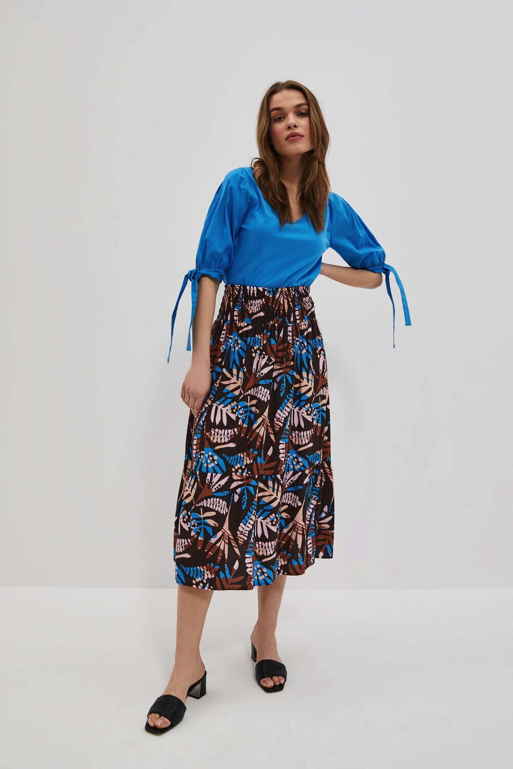 Marisse Women's Skirt L-Sc-4019 D.Oak