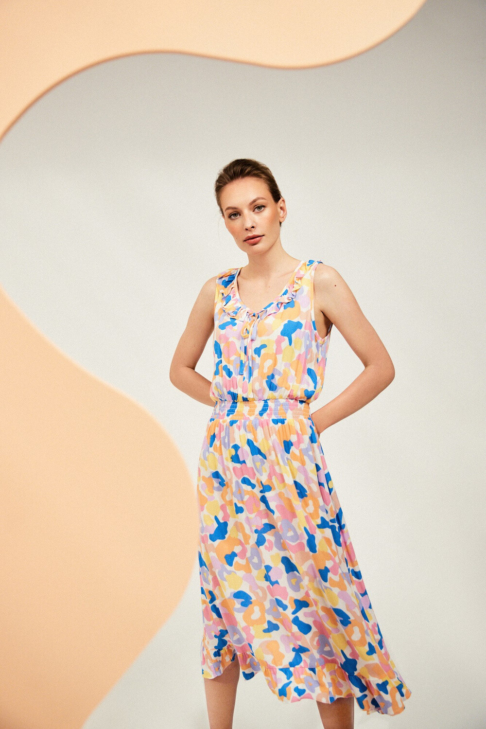 Marisse Women's Dress L-Su-4051 Off White