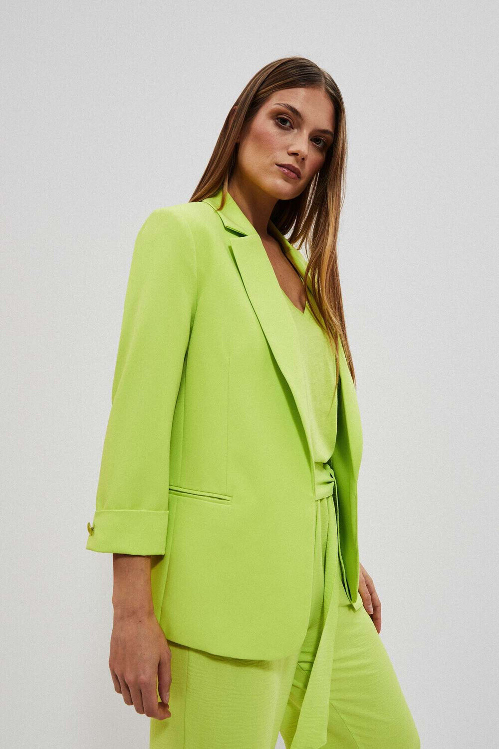 Marisse Women's Jacket L-Mr-4010 L.Green