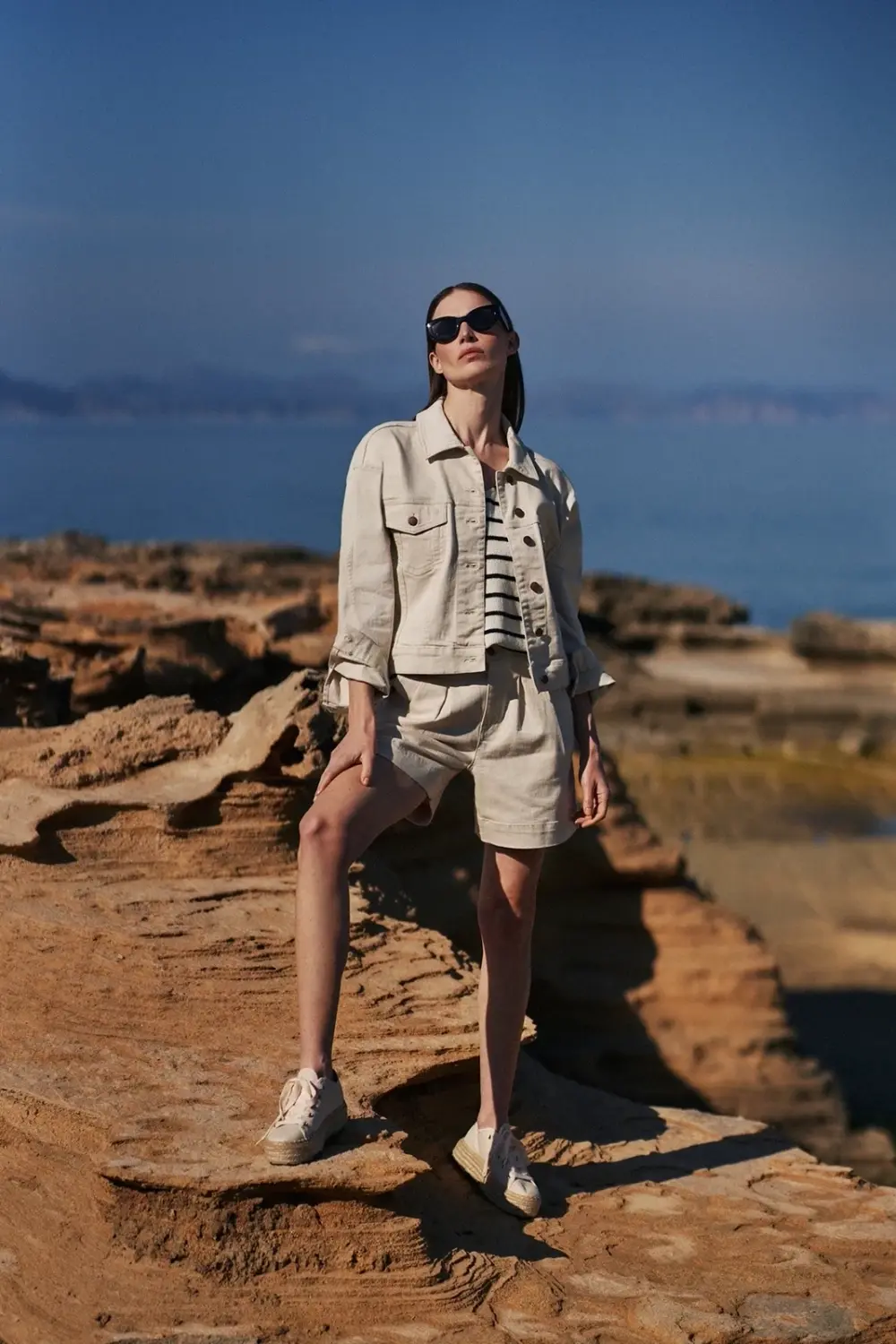 Marisse Women's Shorts L-Sh-4304 L.Beige