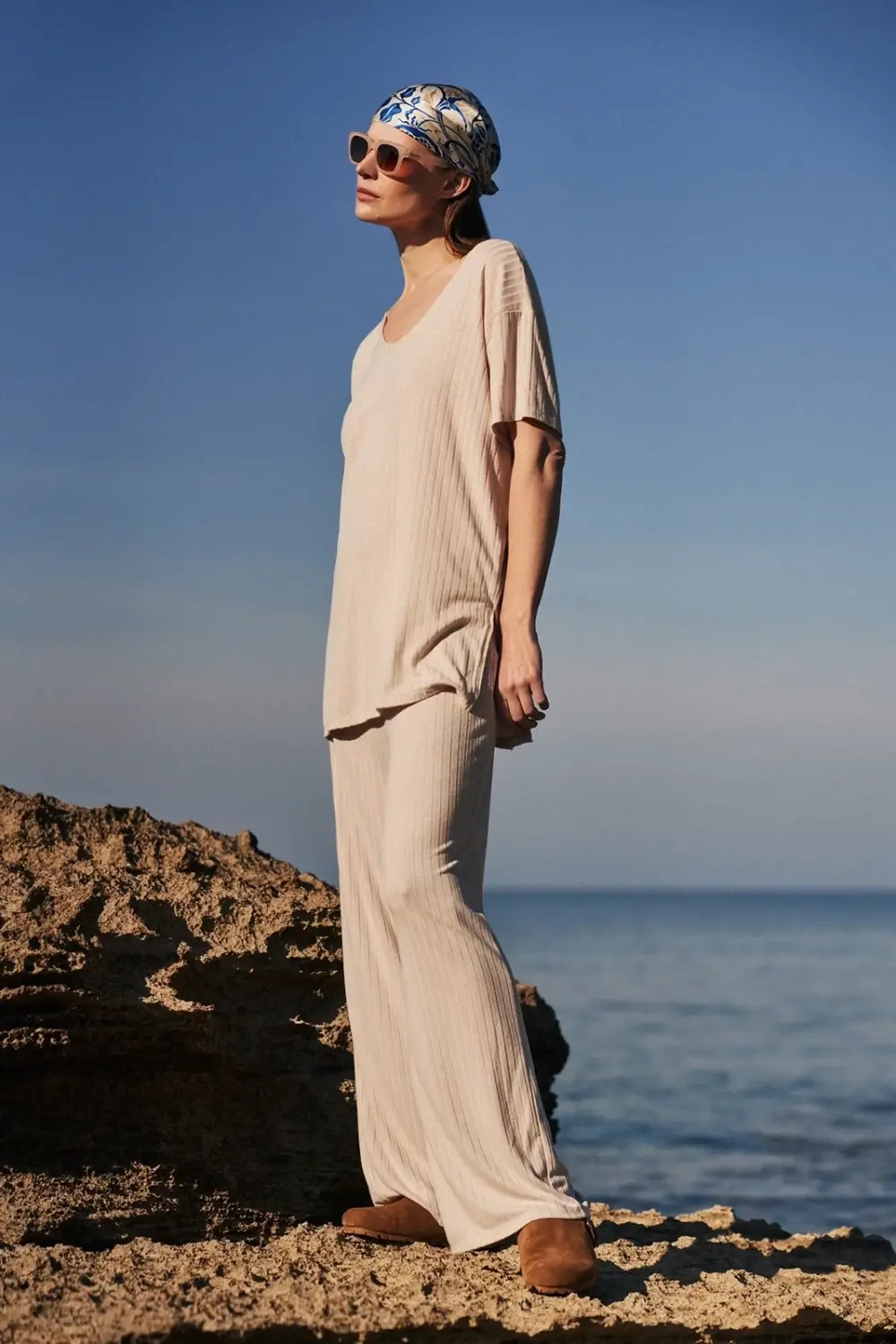 Marisse Women's Trousers L-Sp-4318 L.Beige