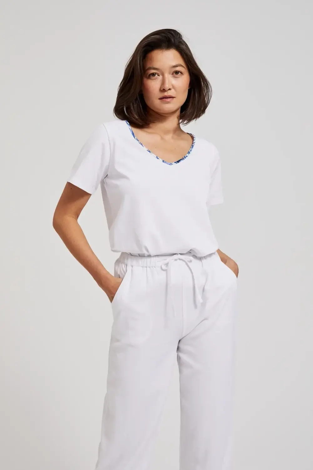 Marisse Women's Blouse L-Ts-4425 White