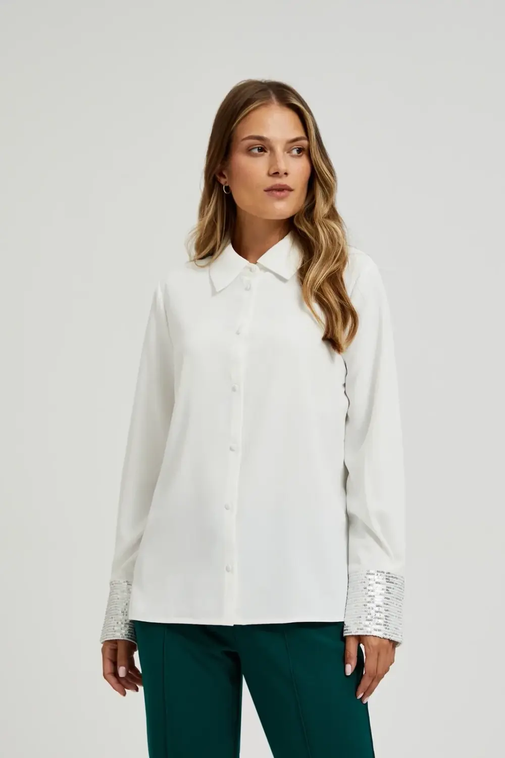 Marisse Women's Shirt Z-Ko-4549 Off White
