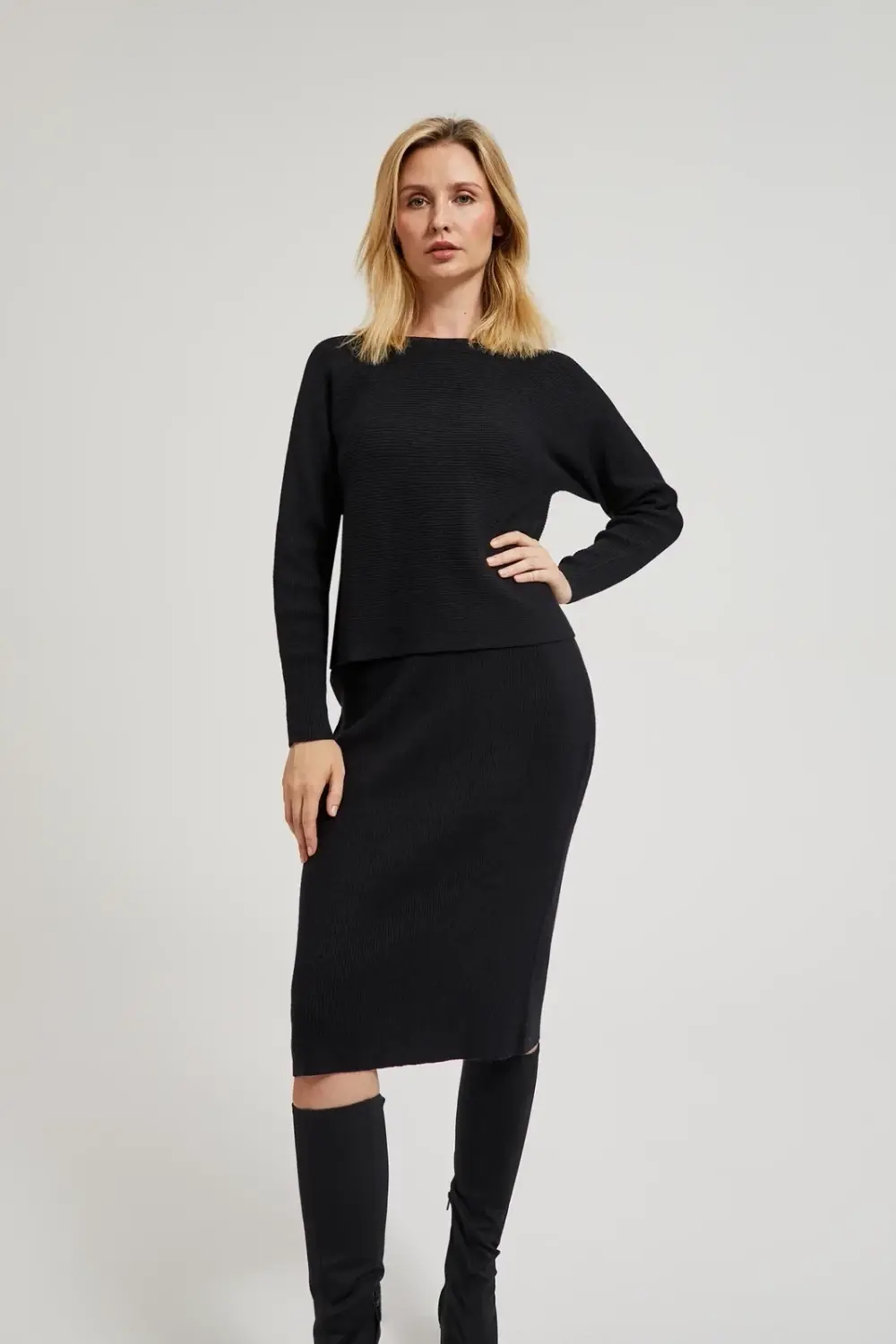 Marisse Women's Skirt Z-Sc-4501 Black