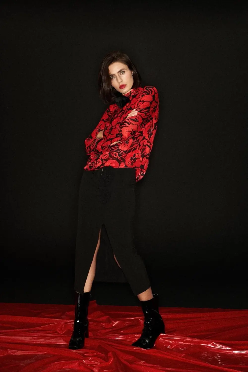 Marisse Women's Skirt Z-Sc-4512 Black