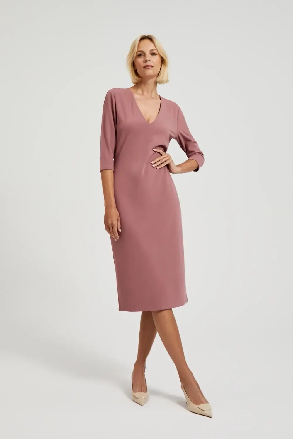 Marisse Women's Dress Z-Su-4508 Dusty Pink