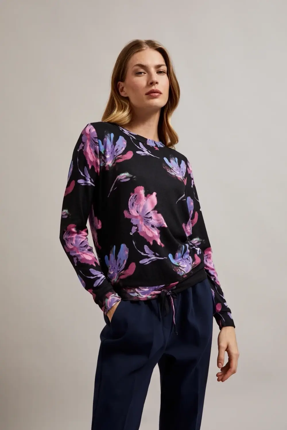 Marisse Women's Sweater Z-Sw-4549 D.Violet