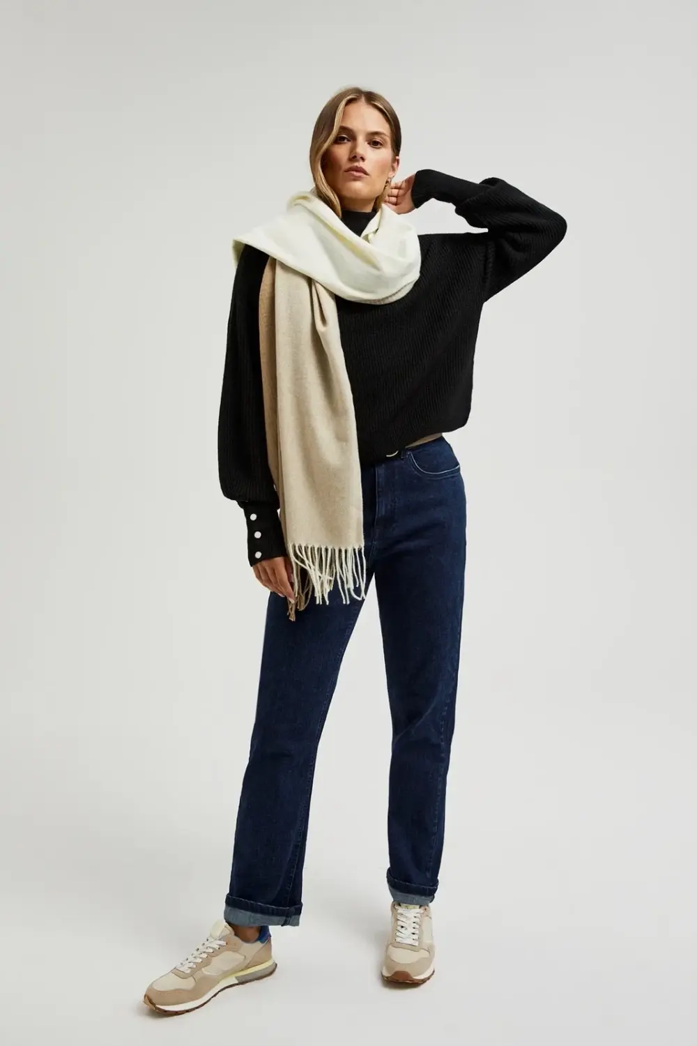 Marisse Women's Scarf Z-Sz-4520 Beige