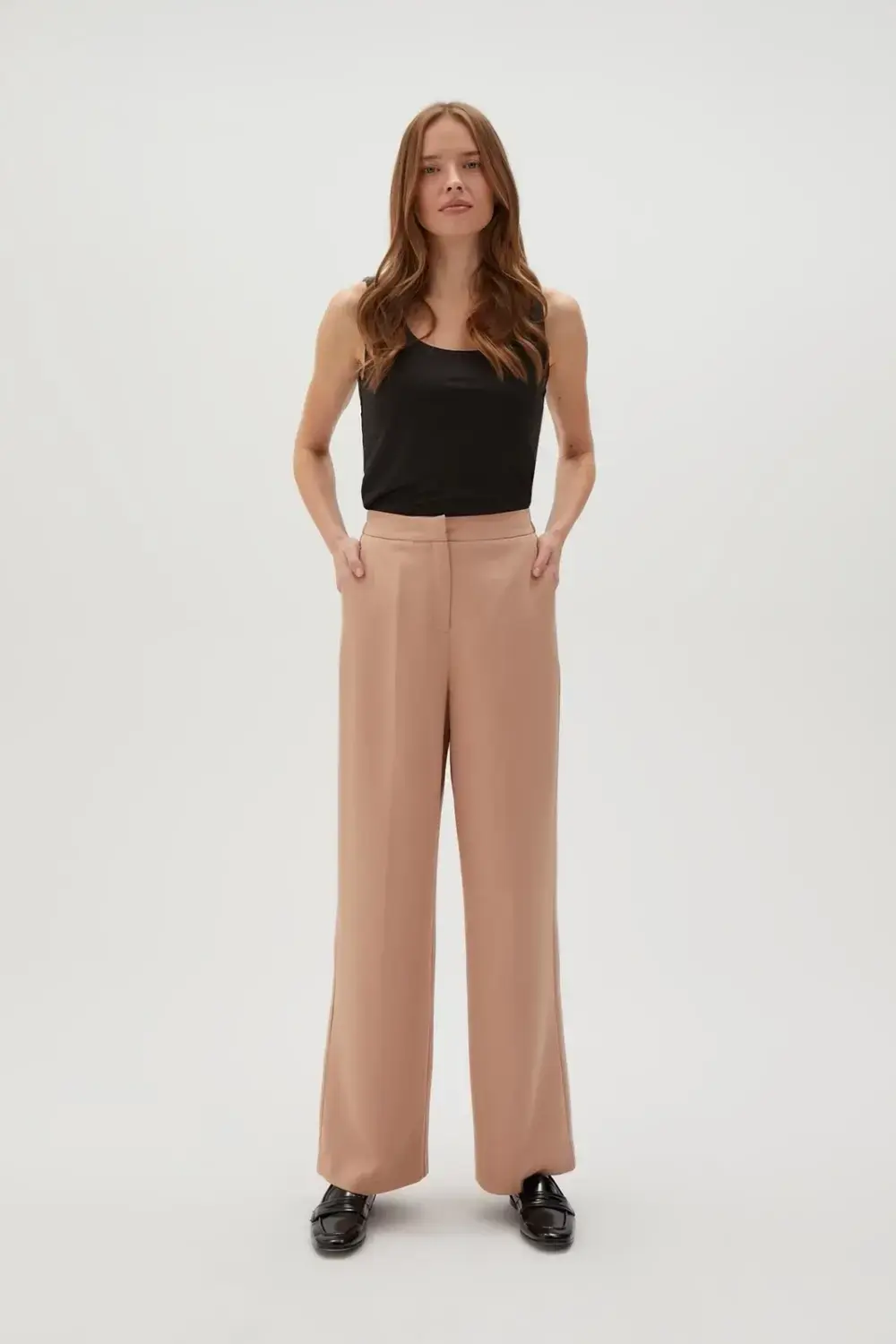 Marisse Women's Trousers L-Sp-4607 L.Brown