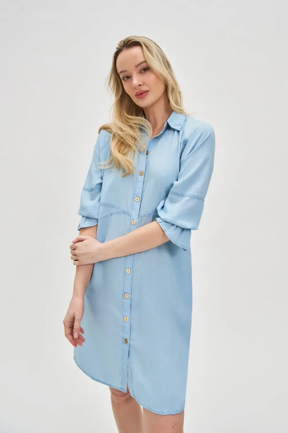 Marisse Women's Dress L-Su-4622 Blue