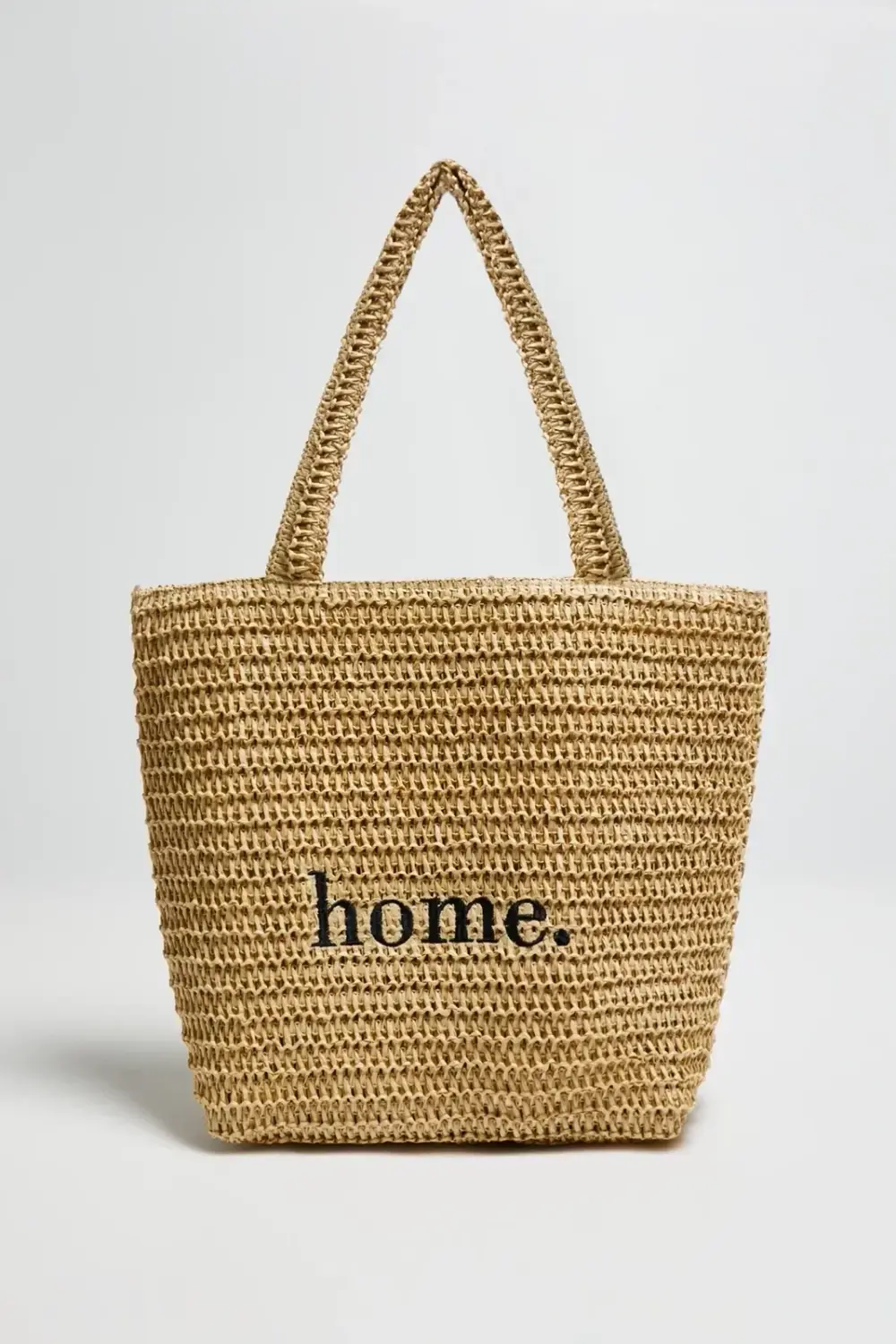 Marisse Beige Woven Bag