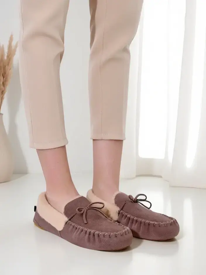 Resti Women's moccasins with fur Ahtikes