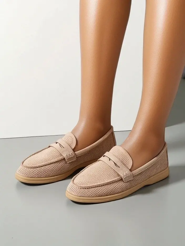 Resti Perforated women's moccasins Sierros