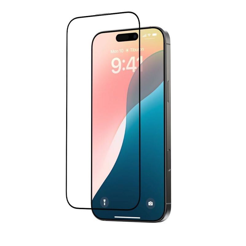 Devia ochranné sklo Star Series pre iPhone 16 Pro - Black Frame