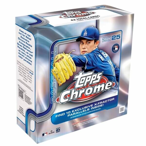 2025 Topps Chrome Baseball Mega Box