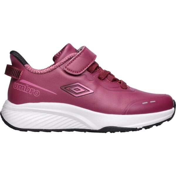 Umbro RAMSEY LOW Dětská volnočasová obuv, vínová, velikost 32