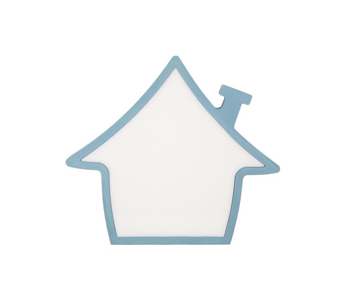 LED Dětská stolní lampa HOUSE LED/10W/230V modrá