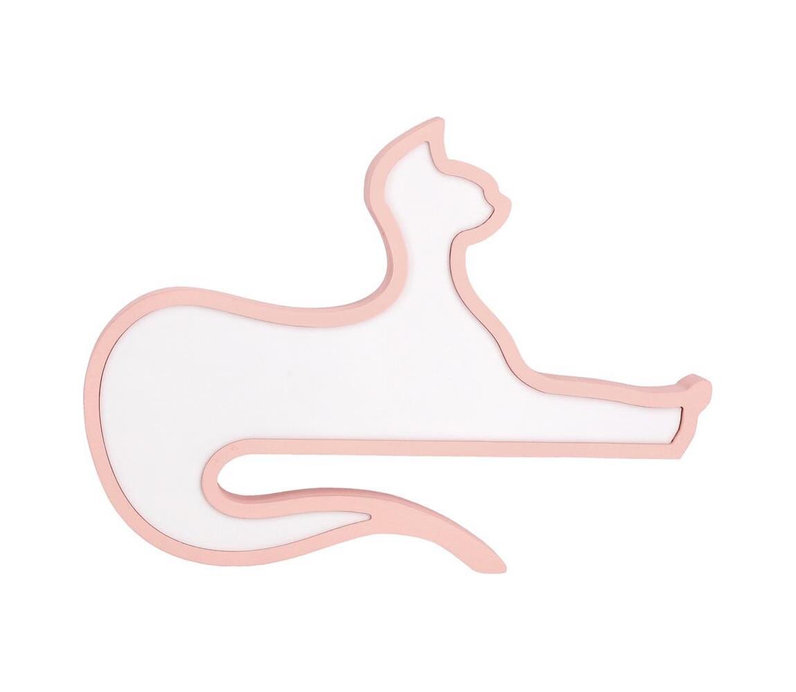 LED Dětská stolní lampa CAT LED/13W/230V růžová