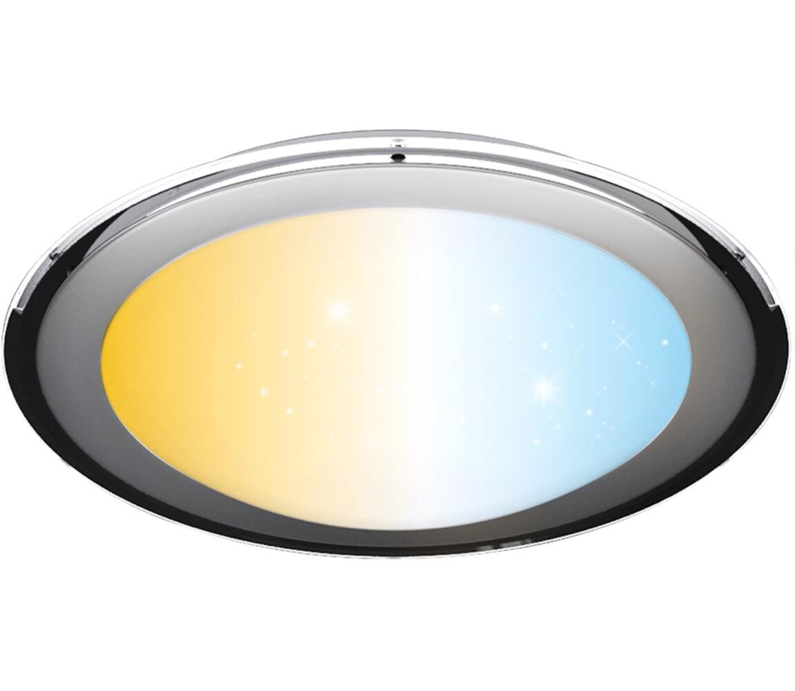 B.V.  - LED Stm stropní svítidlo LED/60W/230V 2700-6500K pr. 52,7 cm chrom+DO